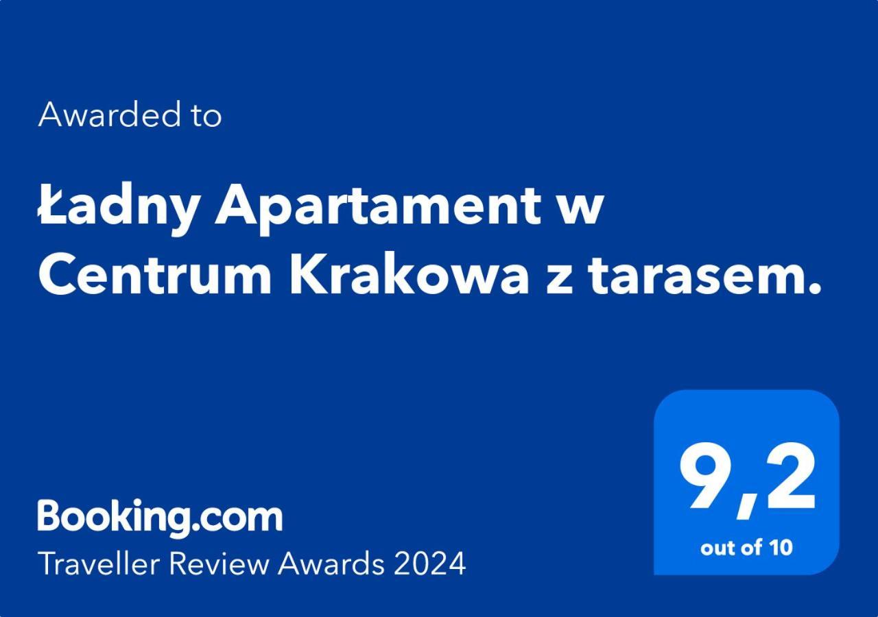 Ladny Apartament W Centrum Krakowa Z Tarasem. Exteriér fotografie